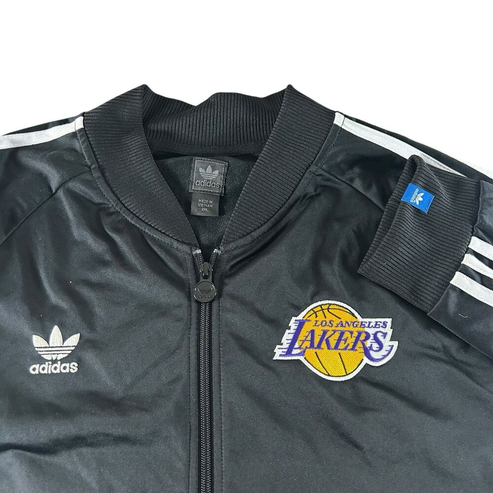 Adidas Los Angeles Lakers Track Jacket Men’s XXL Full Zip Warm Up Court Series